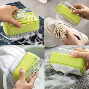 Laundry Brush Soap Bubble Box