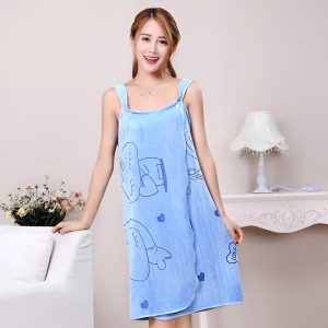 Wearable Bath Towel Dress