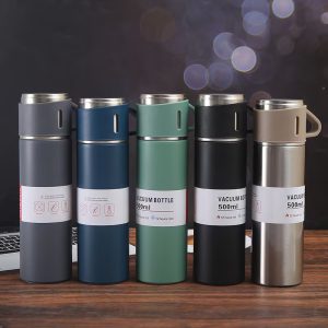 Stainless Steel Vacuum Flask Set